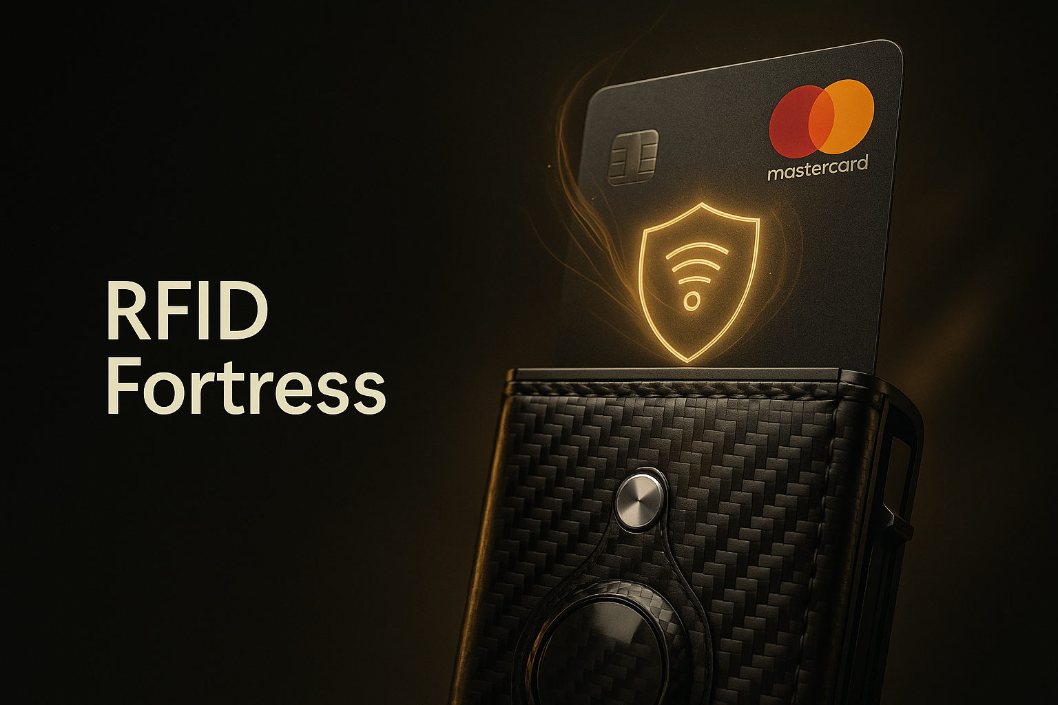 The Adler & Iron™ Carbon-Edge AirTag Wallet