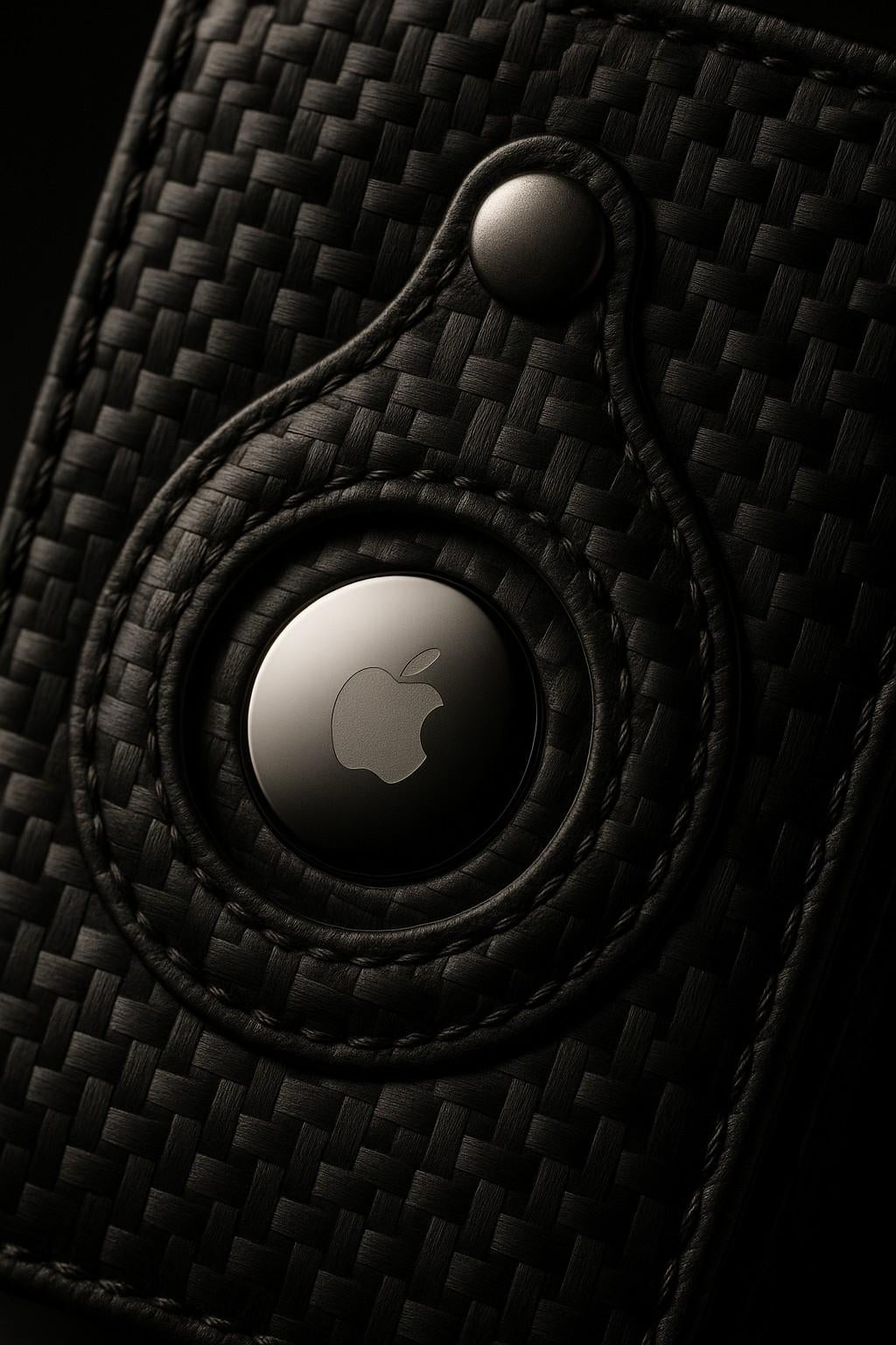 Adler & Iron carbon fiber wallet with quick-access pull tab for cards.